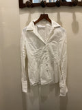 Rayure | White shirt big buttons