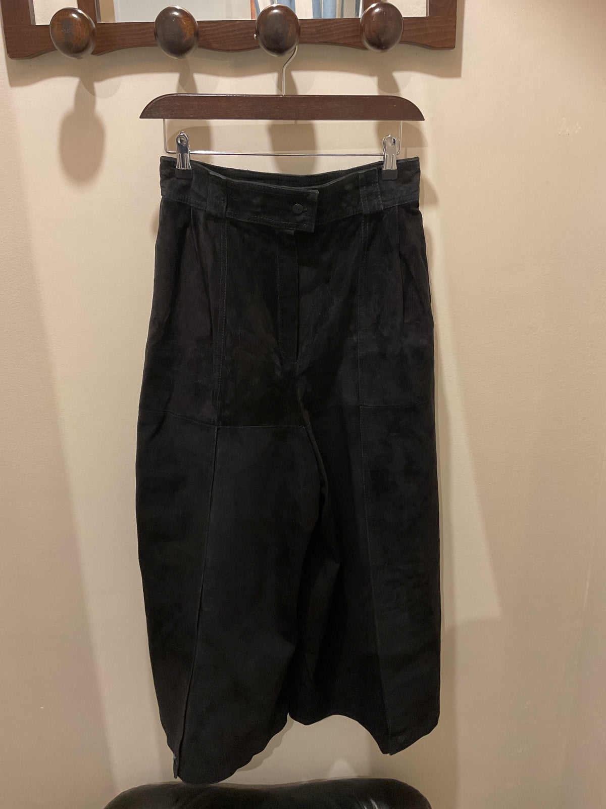 Furs Ettex | Suede Leather Skirt-Shorts