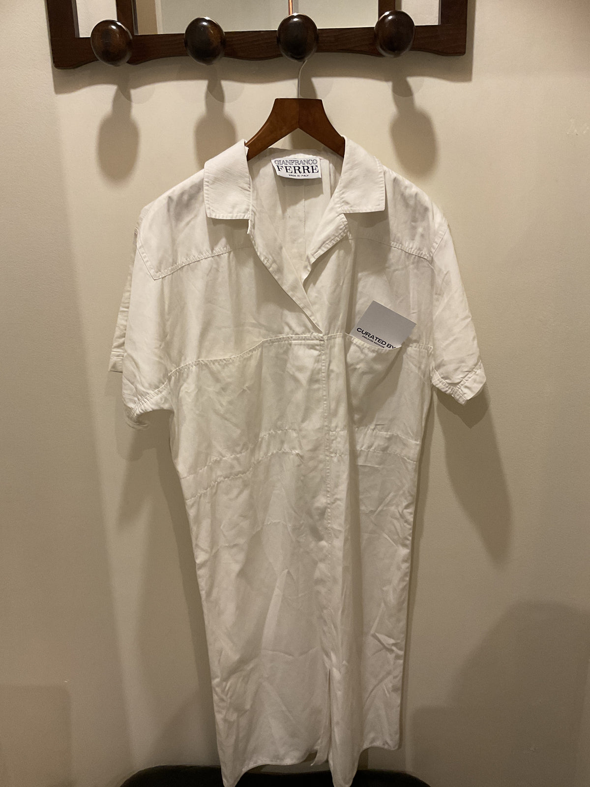 Gianfranco Ferré | Loose White Cotton Dress