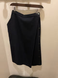 Yohji Yamamoto | Asymmetrical navy skirt