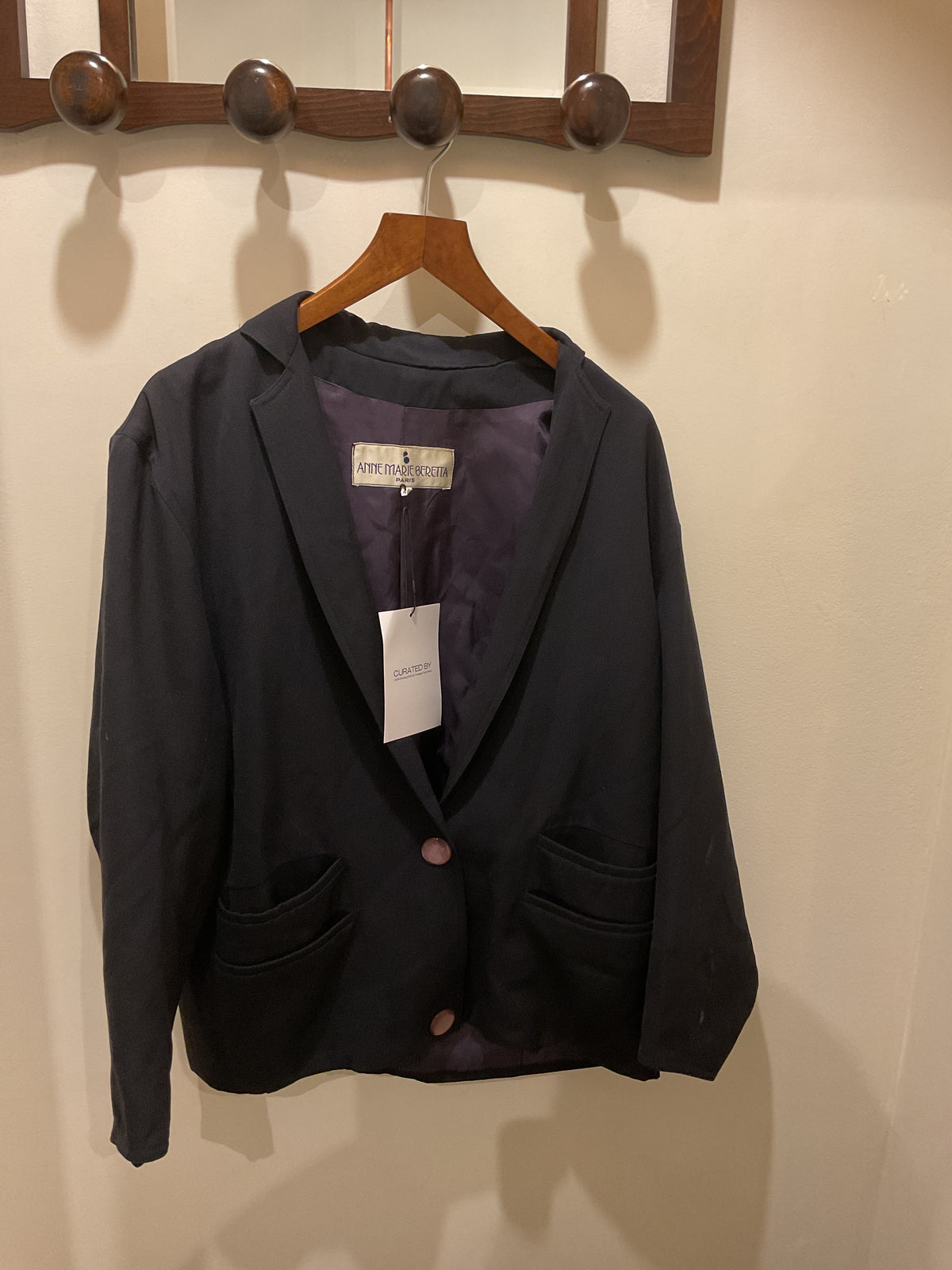 Anne Marie Beretta | Wool Marine Short Jacket