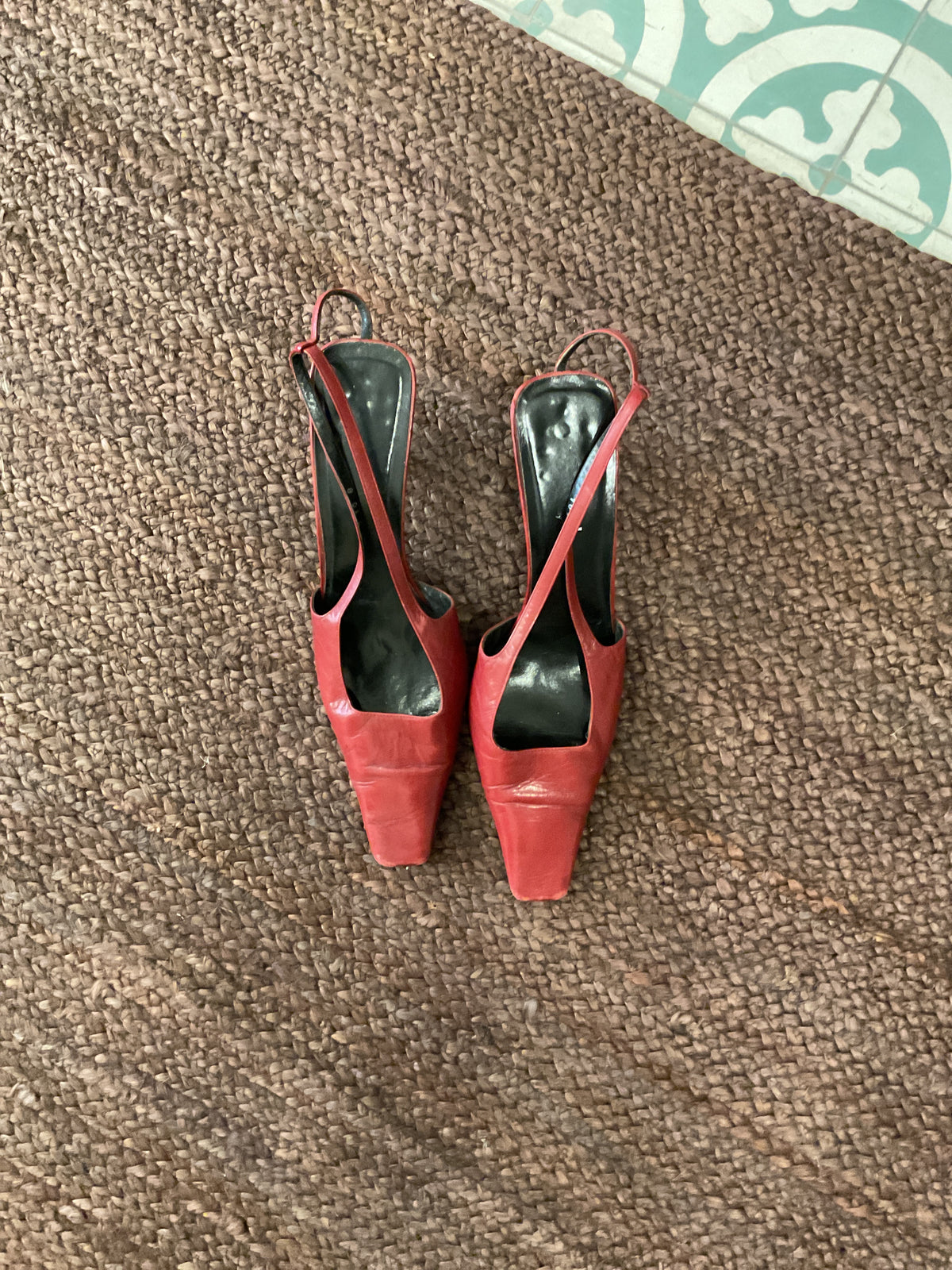 Gucci | Red Slingback Heels