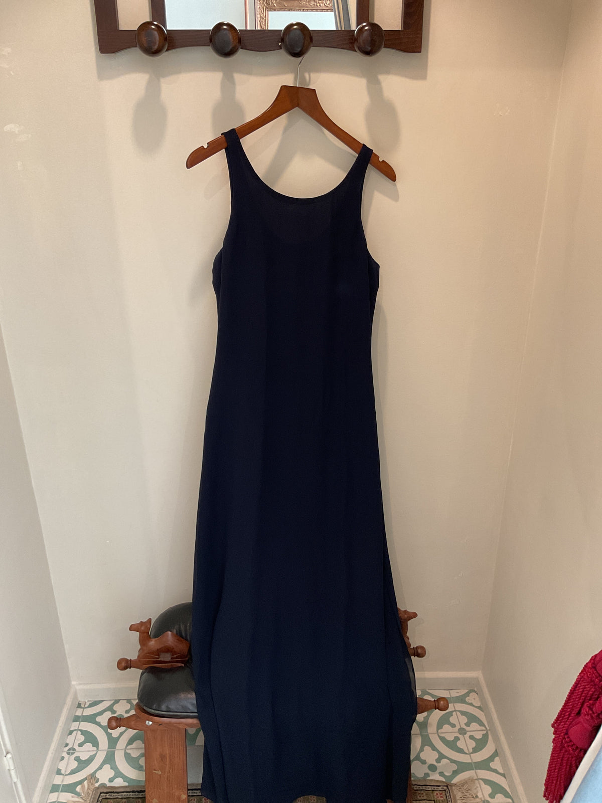 Genny | Long navy dress