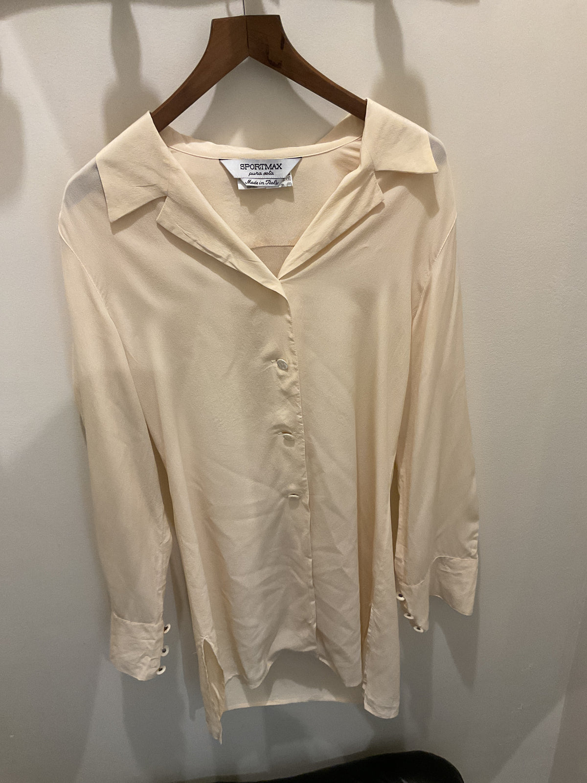 Sportmax | Beige Silk shirt