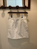 Blanc bleu | White mini skirt