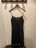 Future ozbek | midi Black dress with Flowers