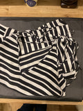 Gianfranco ferré | Black and white striped Silk set
