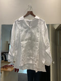Anne fontaine | white linen shirt T.38