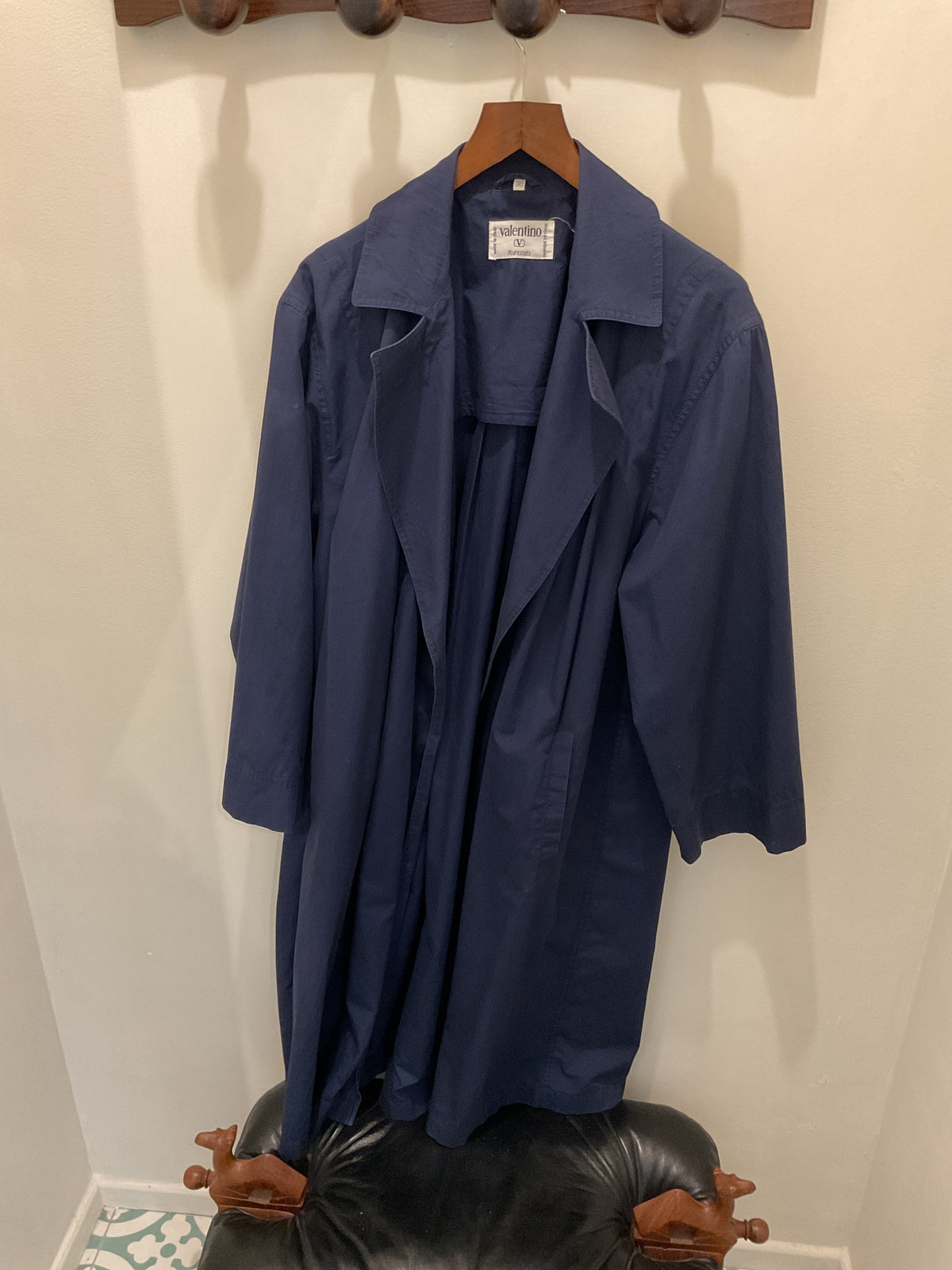 Valentino | Navy rain-coat
