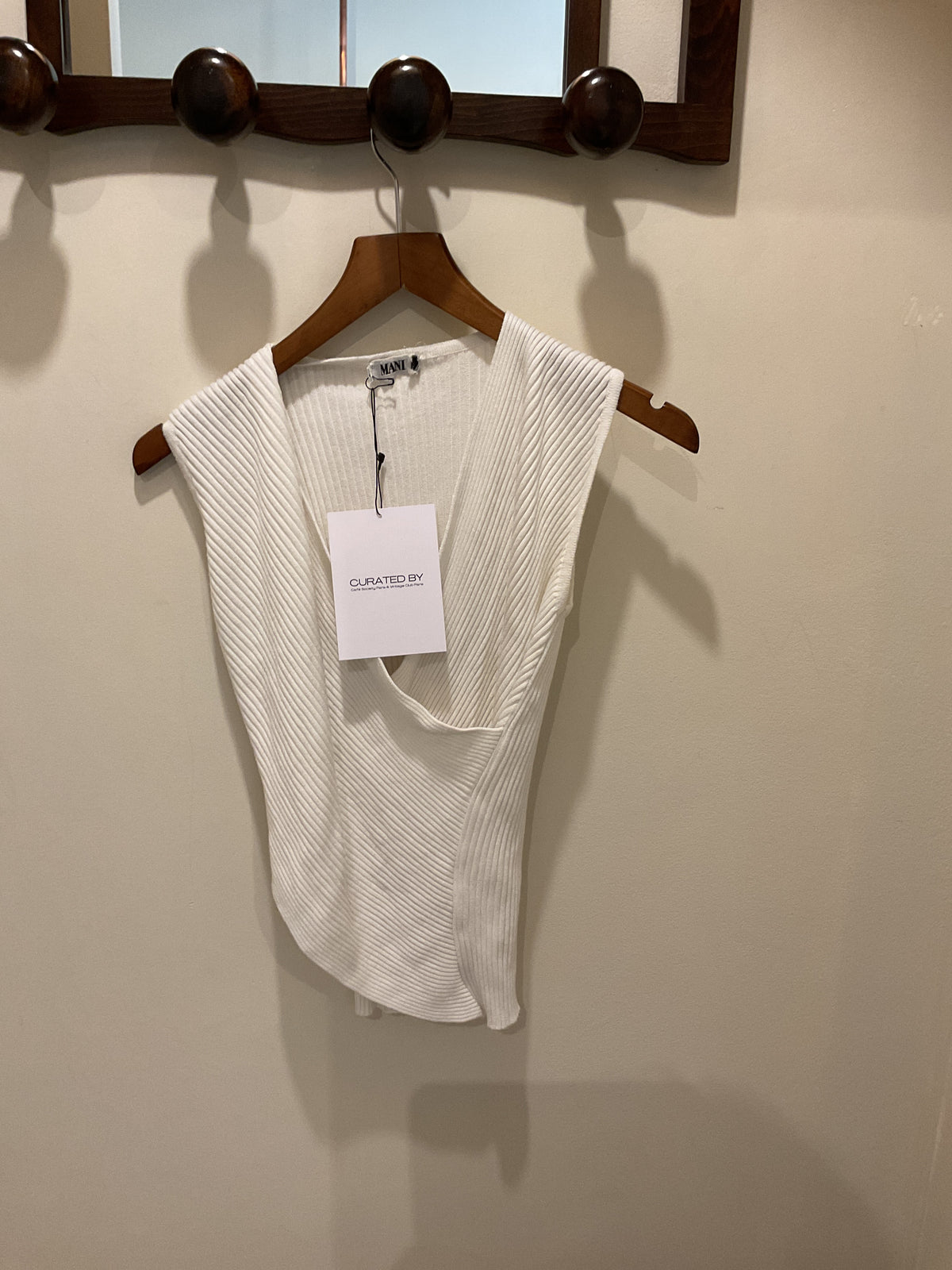 Mani | Knitted White Top