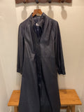 Furs Ettex | Midnight Blue Leather Coat