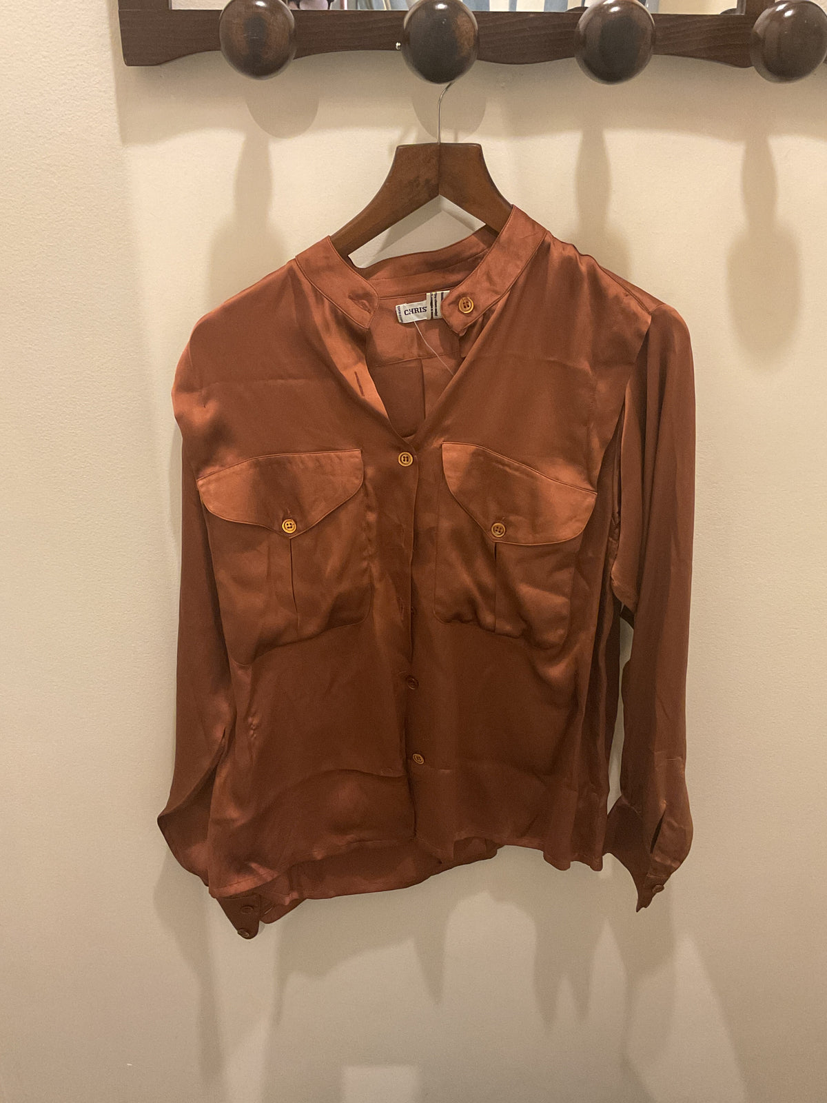 Christian Aujard | Bronze Silk Shirt