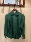Max Mara | Green Silk shirt