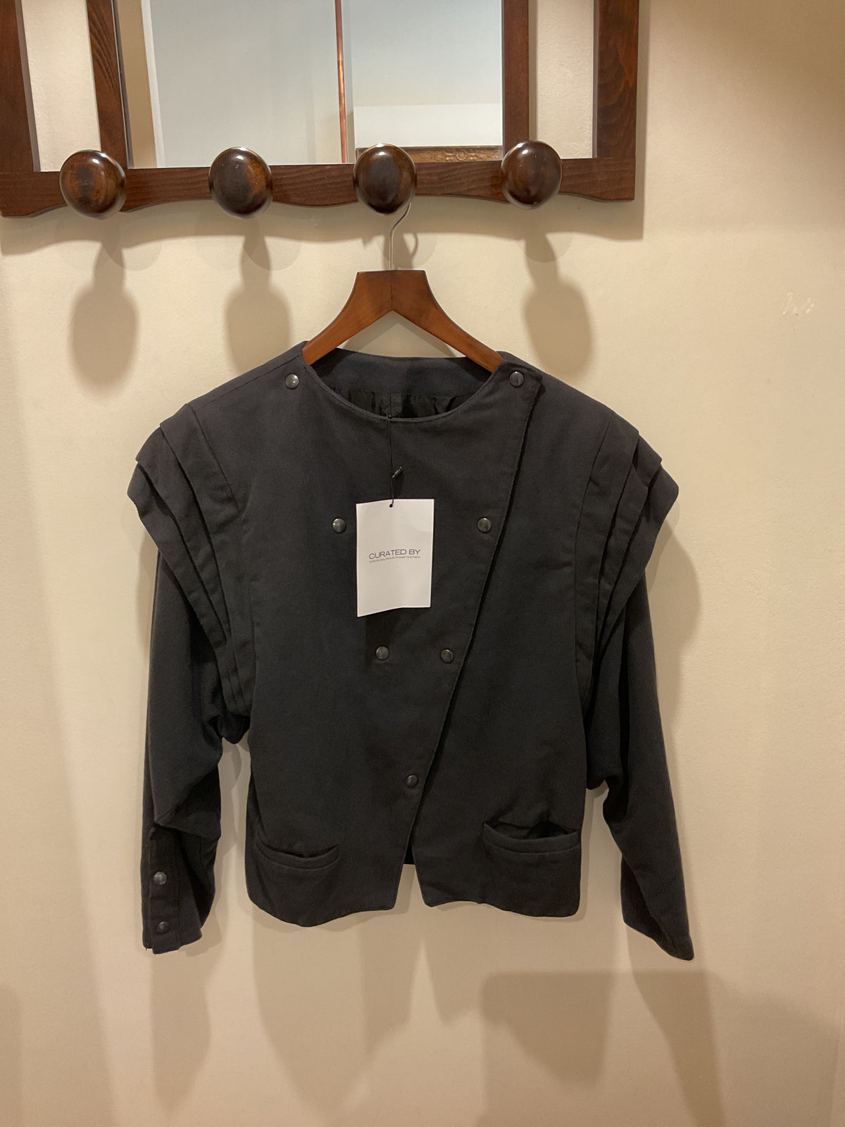 Handmade | Grey Structured Cotton Jacket