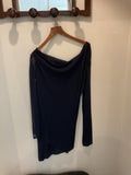 Armani | Navy asymetrical blouse