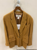 Anne marie Beretta | one button blazer moutarde