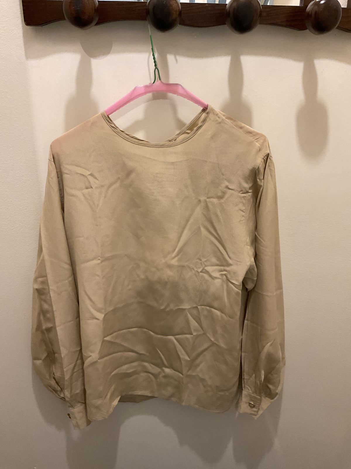 Marella | Sand Silk shirt