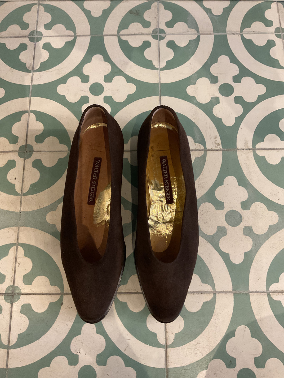 Walter Steiger | Brown suede ballet flat