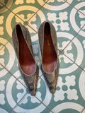 Sergio Rossi | Gray Snake Shoes - 36