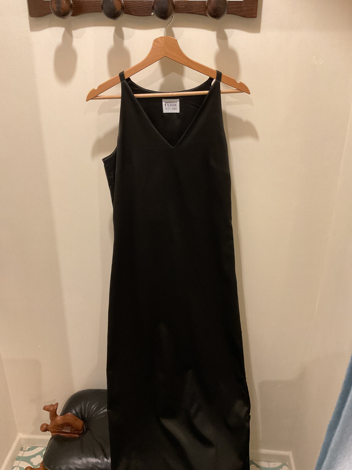 Gianfranco Ferré | Black Silk Long Dress