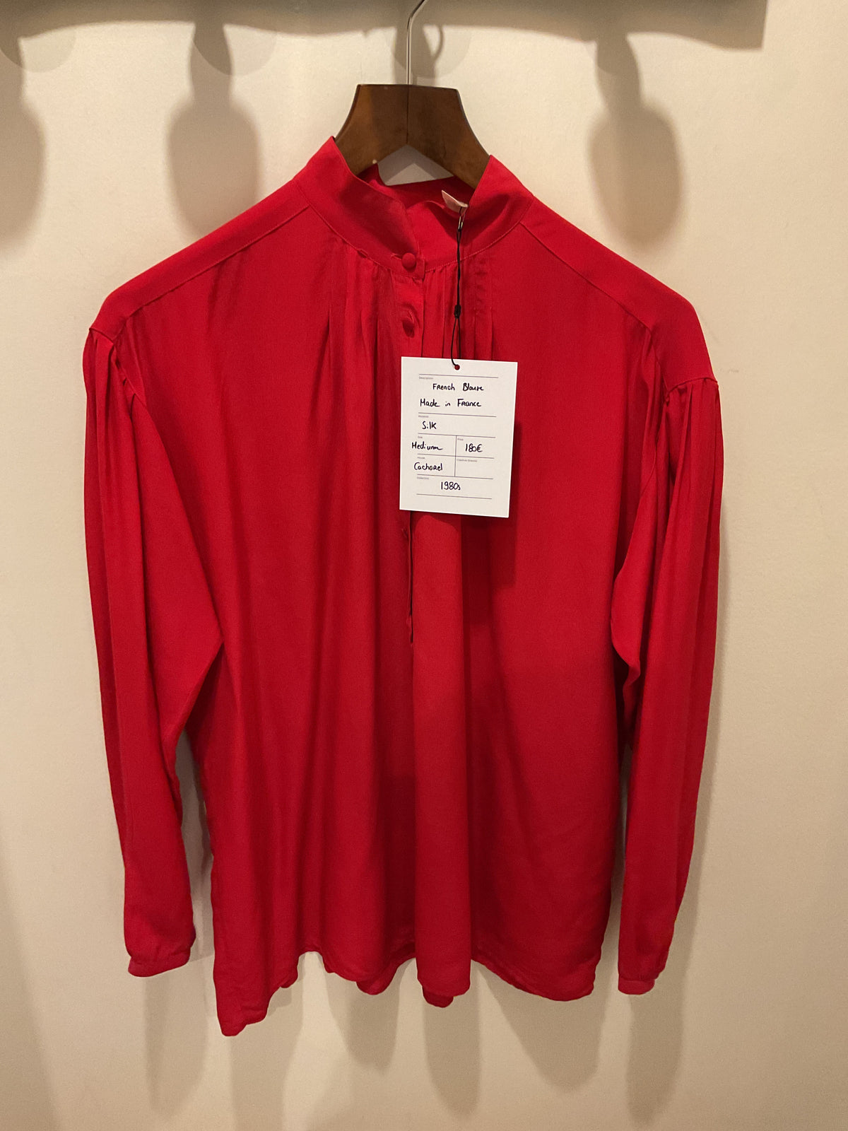 Cacharel | Silk Red Top