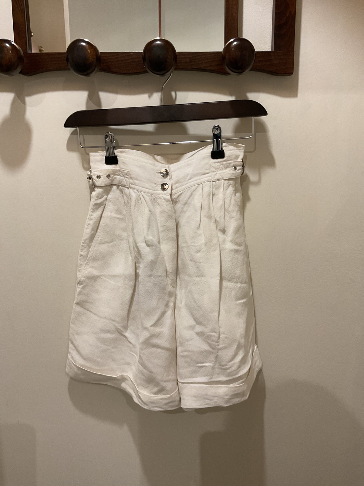 Georges Rech | Linen Mix White Short