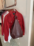 Genny | Brown bucket bag