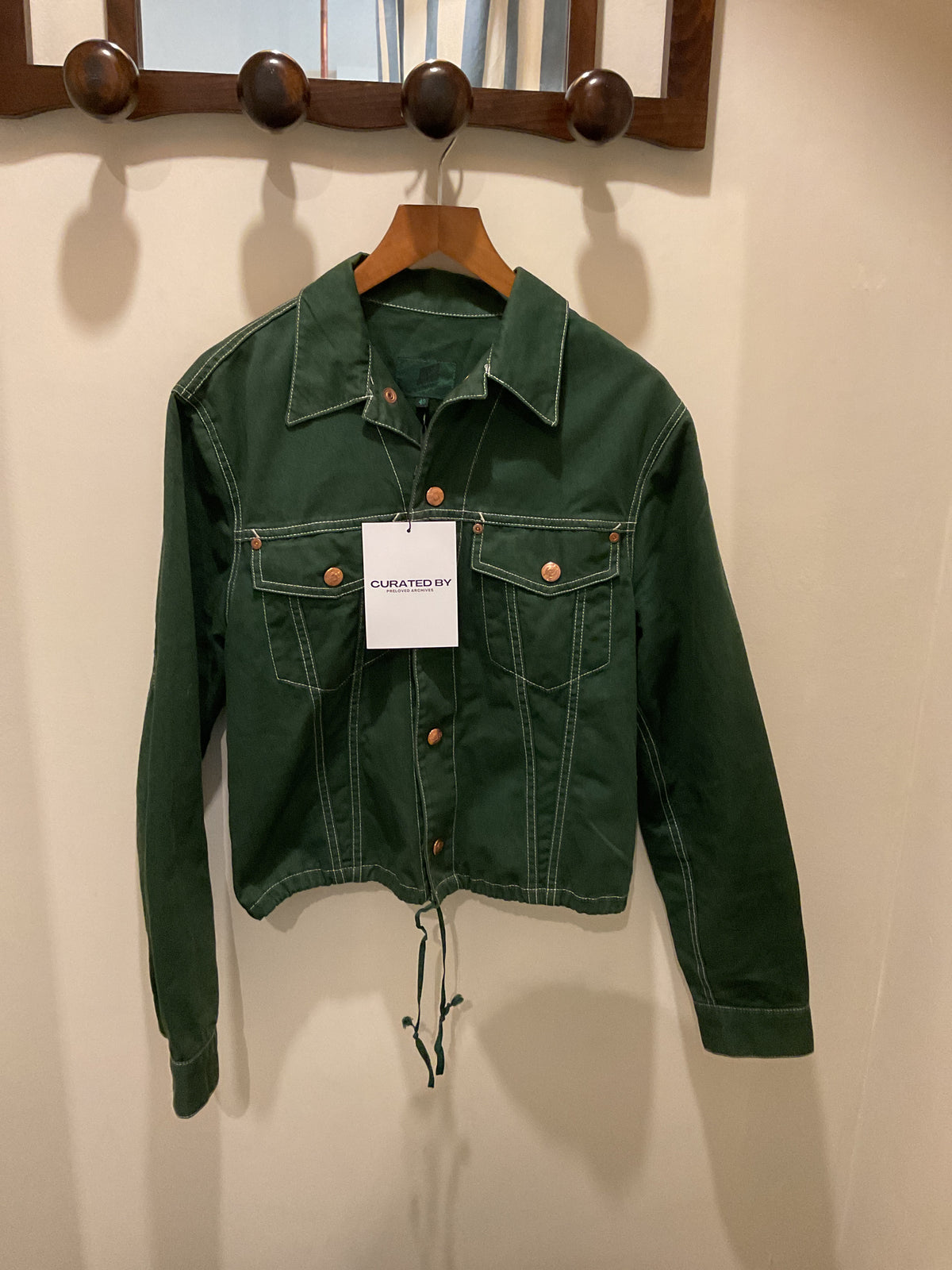 Jean Paul Gaultier | Green Cotton Jacket