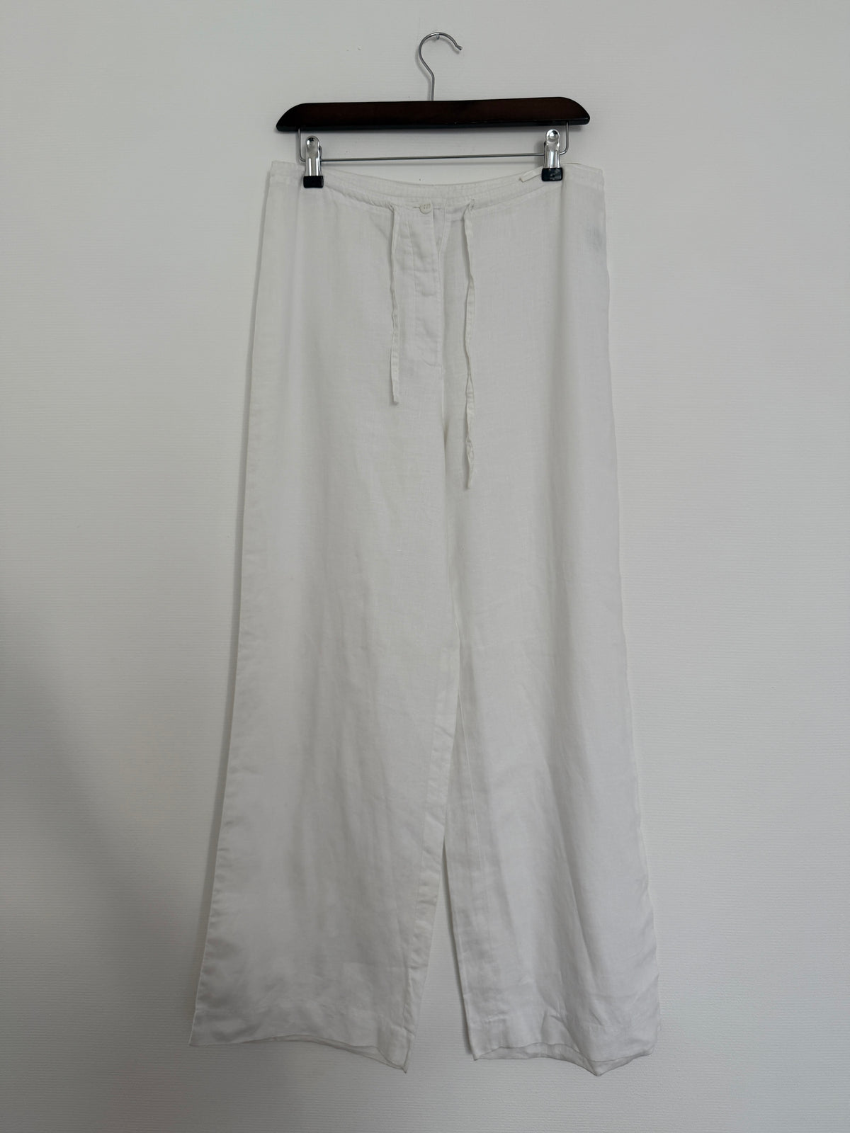 Blanc Bleu | White Linen Pants