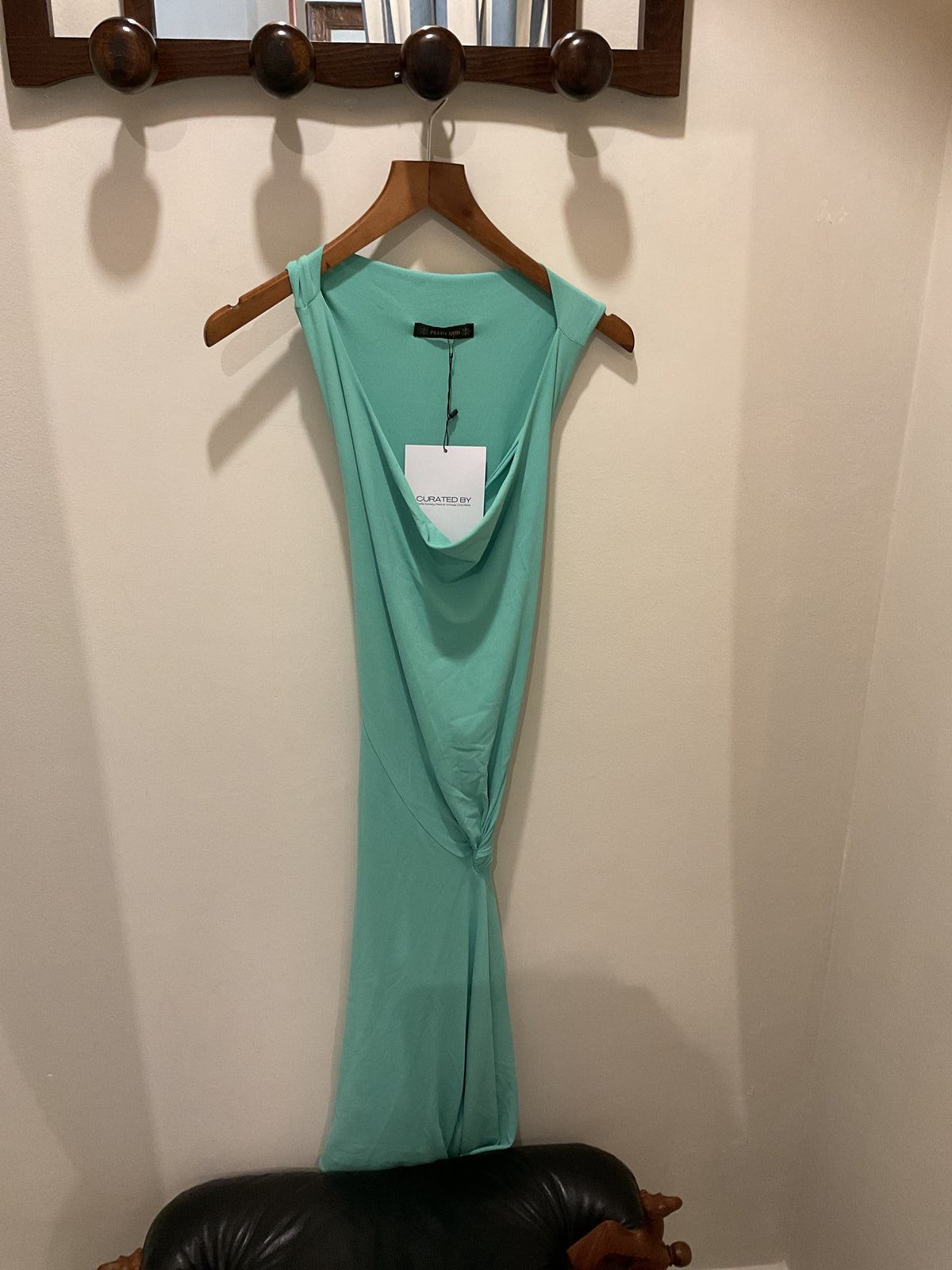 Plein sud | Turquoise asymetric dress