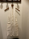 Byblos | beige linen dress backless