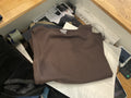 Brown lace top