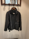 Mission Impossible | Black Leather Jacket braided details