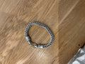 Unknown | Twisted silver bracelet boat chain