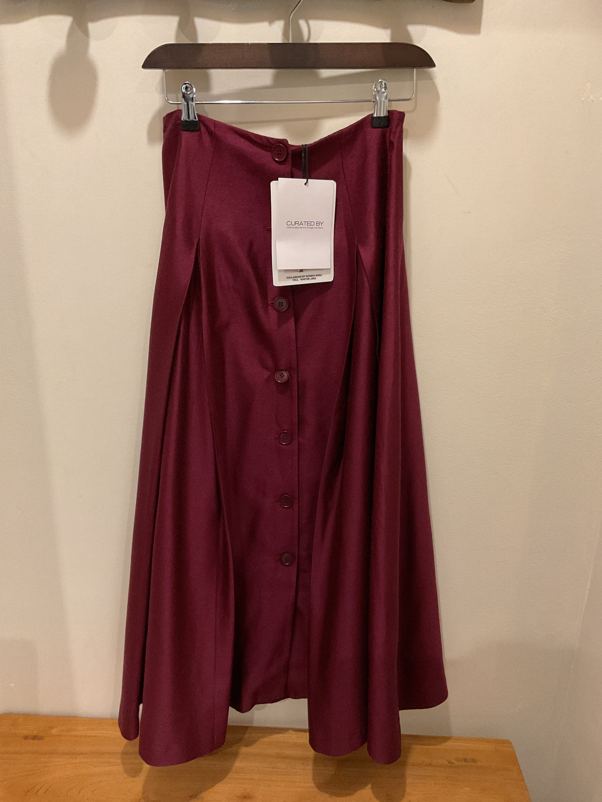 Callaghan | Bordeaux Wool Skirt