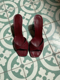 Costume national | Burgandy mules shoes