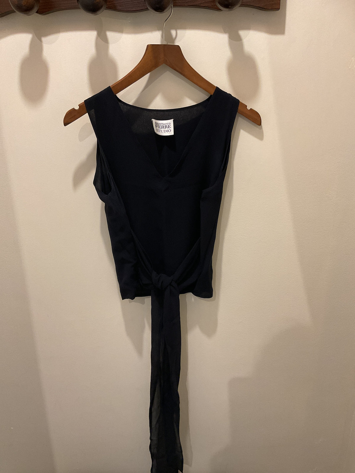 Gianfranco Ferre studio | Black Silk tank top