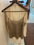 Unknown | Brown Silk caraco