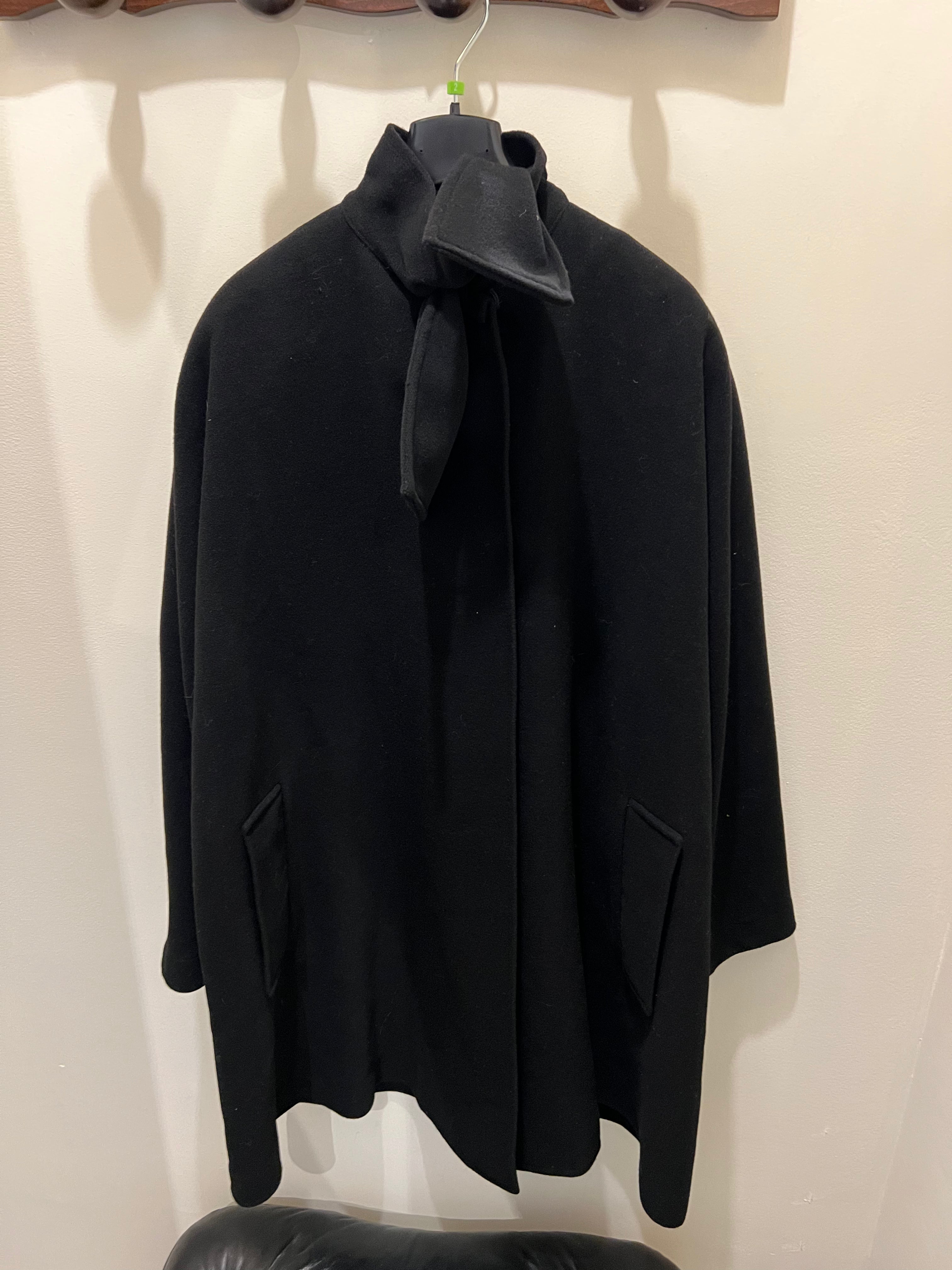 Genny | Black coat wool & cashmere