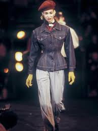 Jean Paul Gaultier | Dark Denim corset jacket