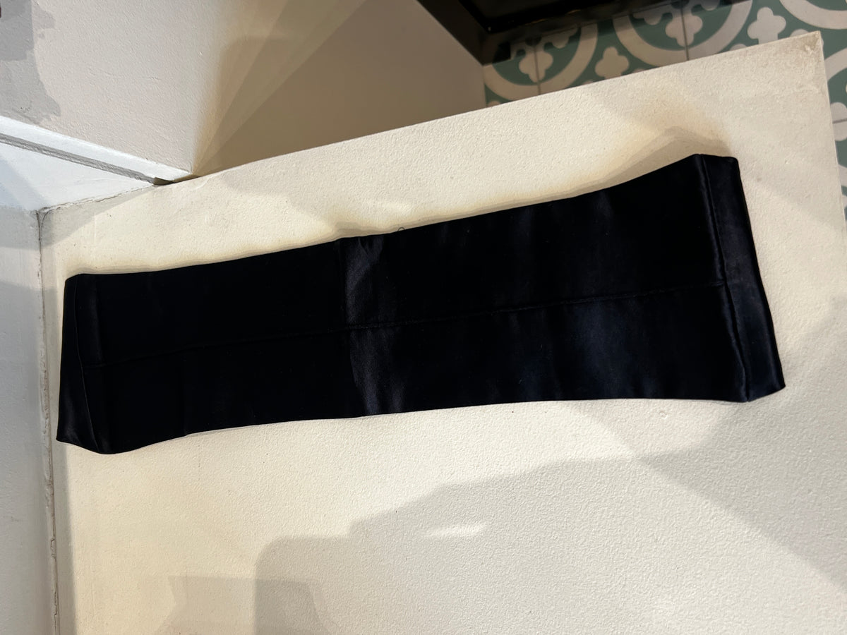 Thierry Mugler | Black smoking belt
