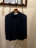 Gianfranco ferre | Navy blazer pleated back