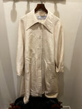Nina ricci | ivory silk trench