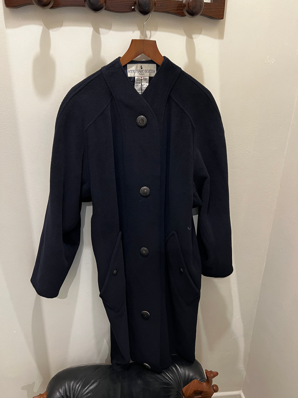 Anne Marie Beretta | Wool Marine Coat