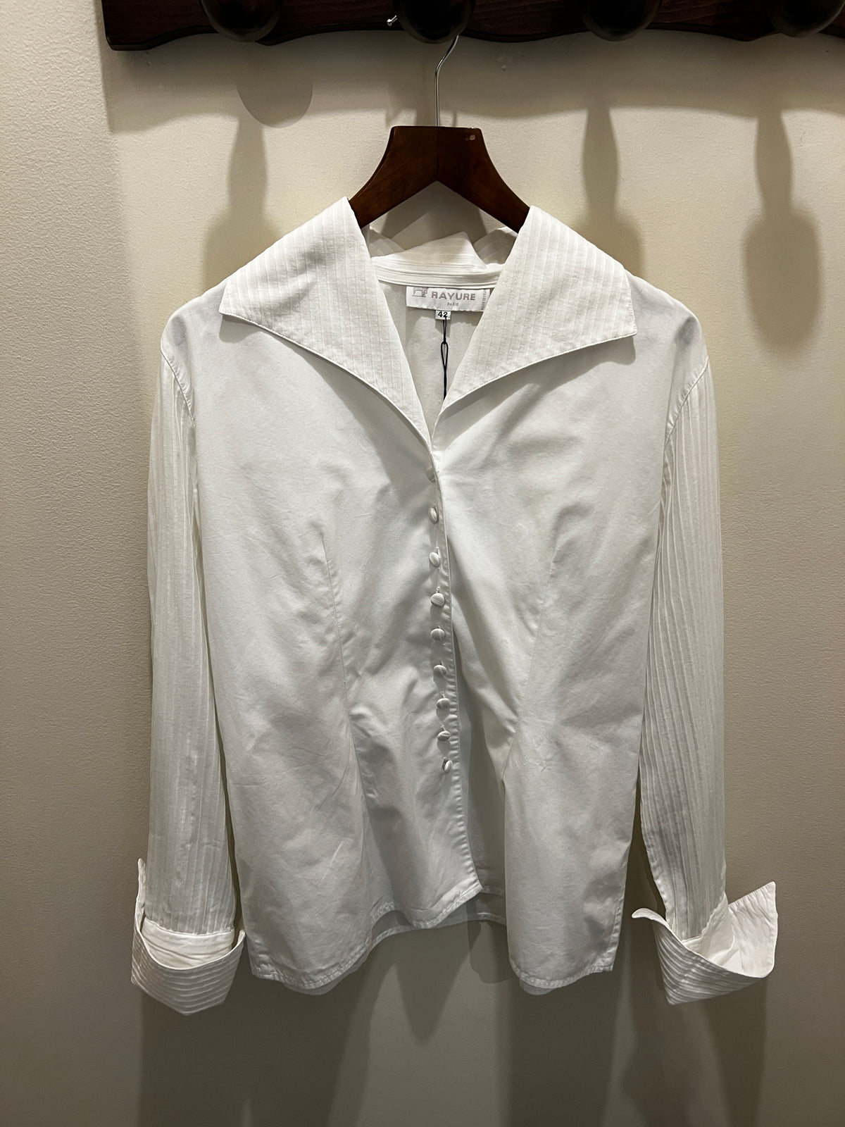 Rayure | White shirt stripes collar