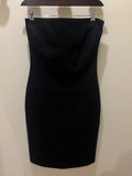 Byblos | Black Wool Bustier Mini Dress
